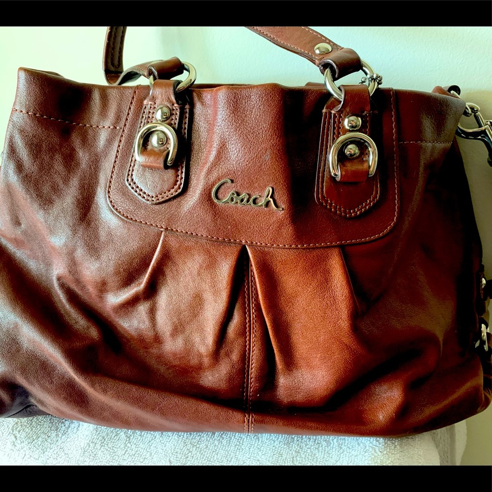 Authentic COACH Leather Handbag